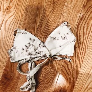 criss cross marble bikini